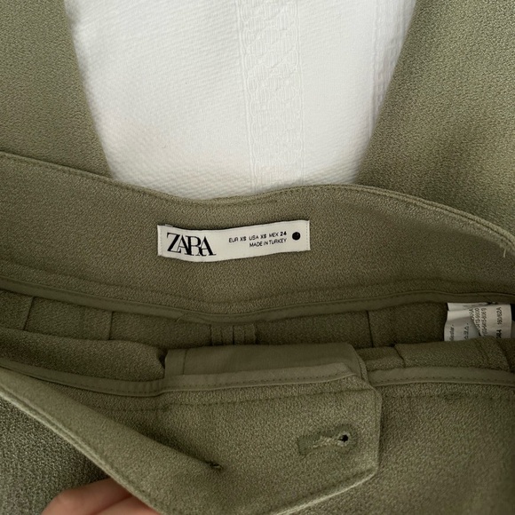 ZARA pants in size xs green - Picture 4 of 4
